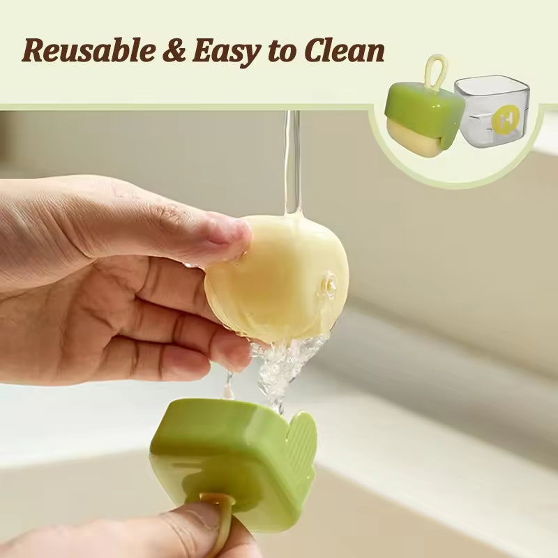 Small square adhesive roller washable adhesive for household use